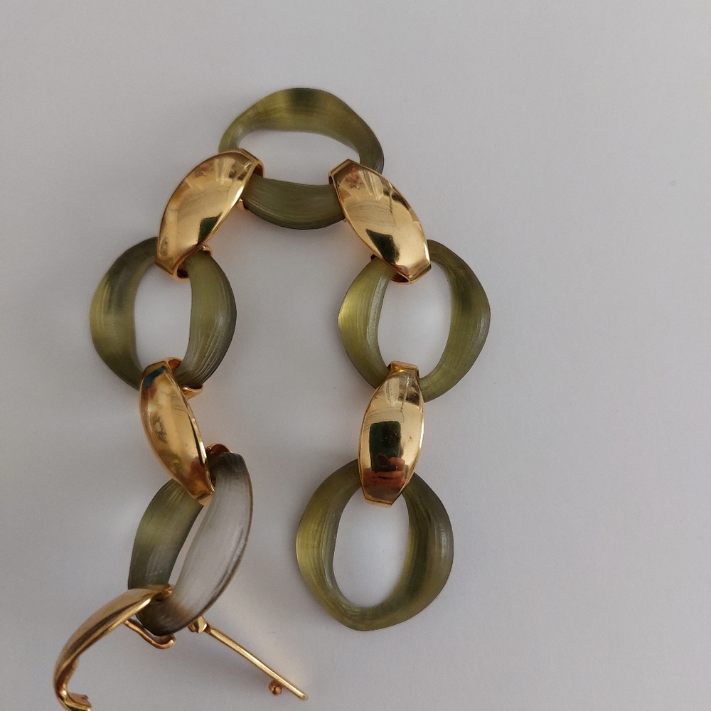 Greenish gold Alexis Bittar bracelet